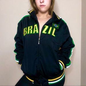 Brazil sporty track jacket